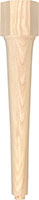3" x 3" x 17-5/8" Tall (Six Sided) Poplar Wood Feet (3638)