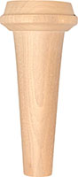 2-1/4" x 6" Tall Poplar Wood Feet (3611)